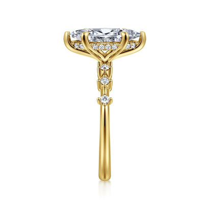 Gabriel & Co. Marquise Semi-Mount Engagement Ring - Diamond Semi-Mount Rings