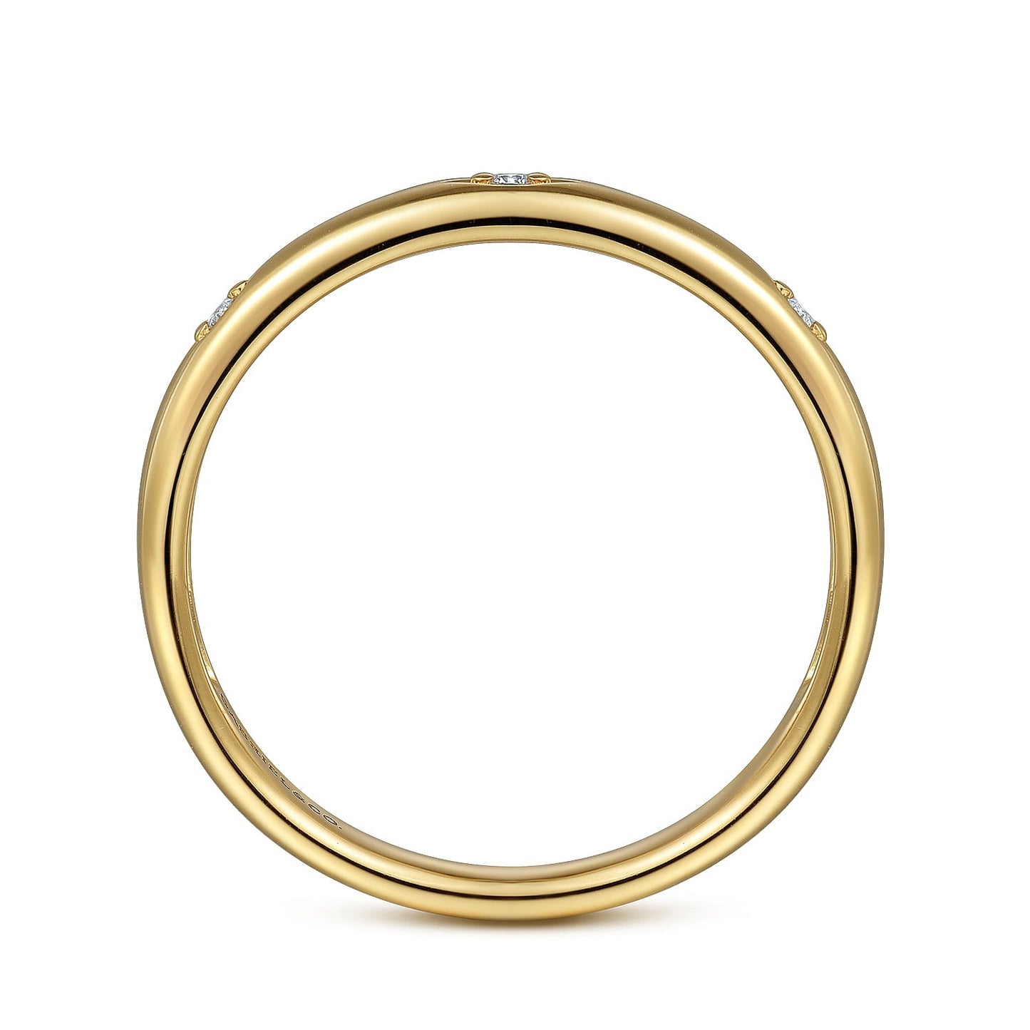 Gabriel & Co. Yellow Gold Diamond Ring