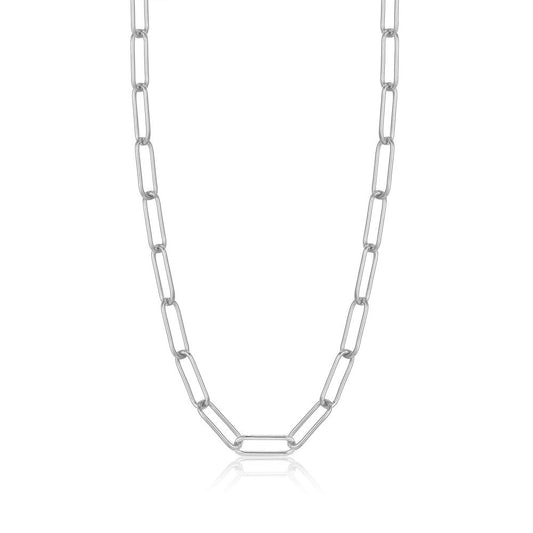 Ania Haie Sterling Silver Paperclip Chain Necklace