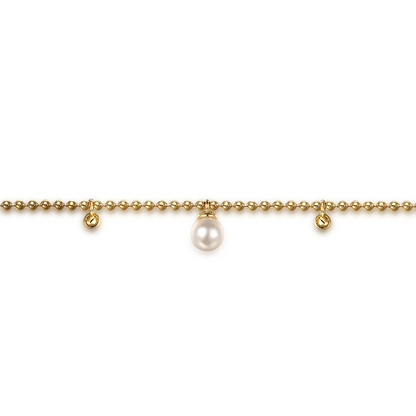 Gabriel & Co. Pearl Bracelet - Gold Bracelets