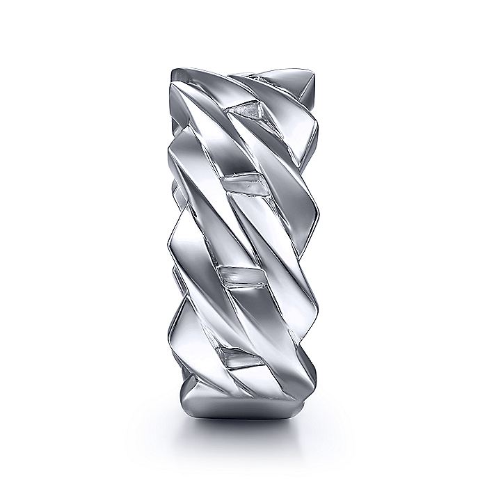 Gabriel & Co Sterling Silver Chain Link Band