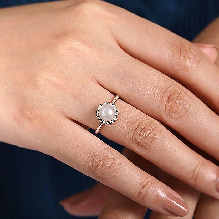 Gabriel & Co. Pearl Ring