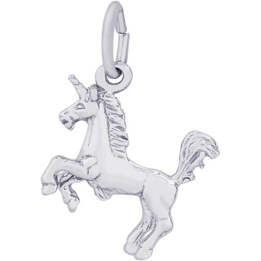 Rembrandt Unicorn Charm - Silver Charms