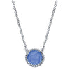 Gabriel And Co Blue Onyx Necklace