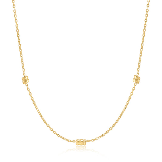 Ania Haie Gold Smooth Twist Chain Necklace