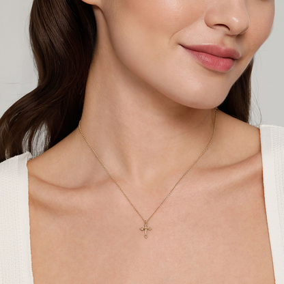 Gabriel & Co. Cross Necklace - Diamond Pendants