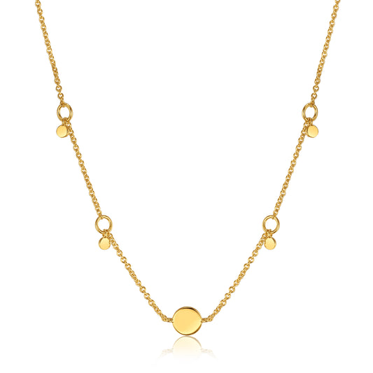 Ania Haie Geometry Class Geometry Drop Discs Necklace