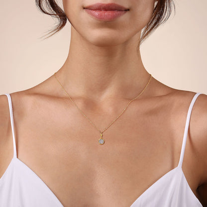 Gabriel & Co. Diamond Cluster Pendant - Diamond Pendants