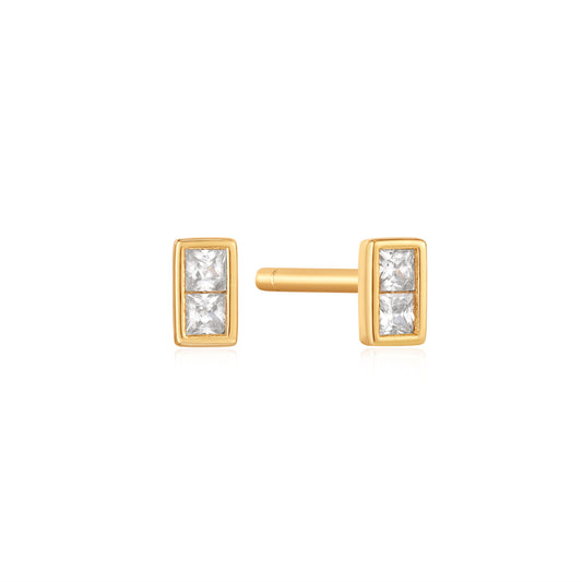 Ania Haie Glam Mini Stud Earrings - Silver Earrings