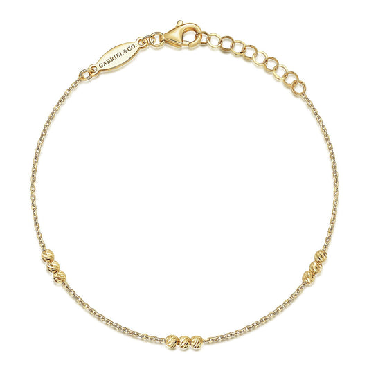 Gabriel & Co. Yellow Gold Bracelet
