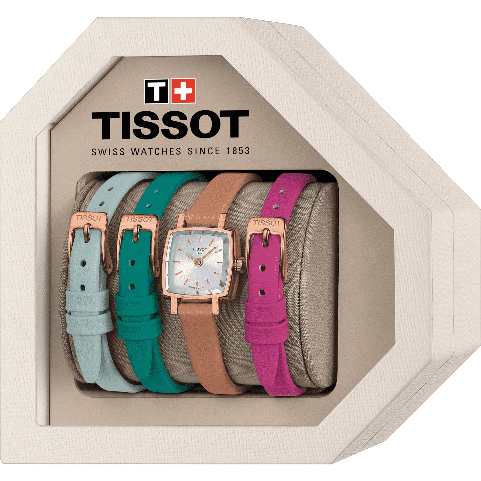 Tissot Lovely Square Watch Set - Watches - Womens