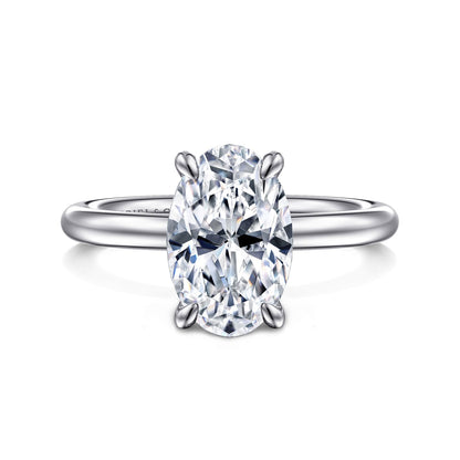 Gabriel & Co. Oval Semi-Mount Engagement Ring - Gold Remounts