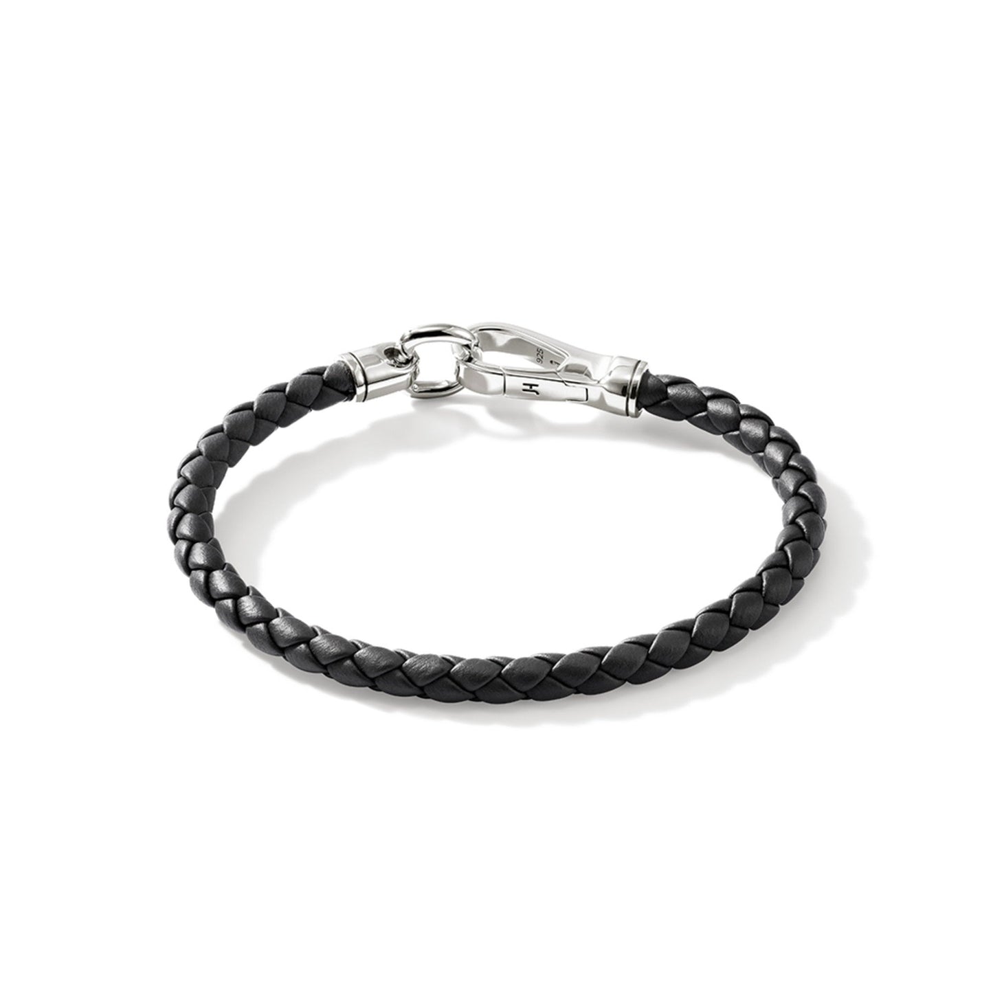 John Hardy Sterling Silver And Leather Hook Clasp Bracelet - Silver Bracelets