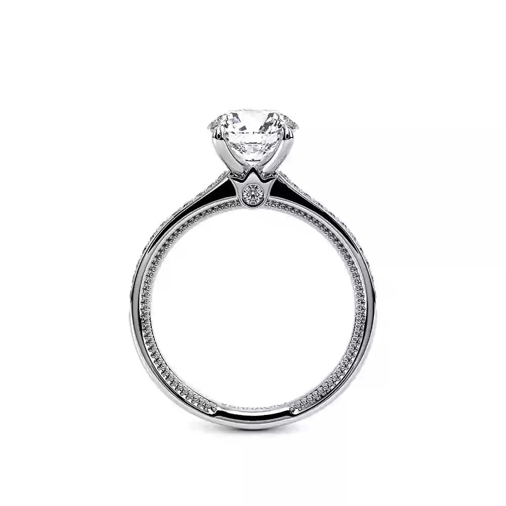 Verragio Renaissance White Gold Round Semi-Mount Engagement Ring