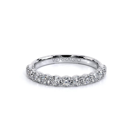 Ladies Verragio 14 Karat White Gold Diamond Wedding Band