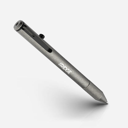 Ridge Bolt Action Pen - Stonewashed Titanium