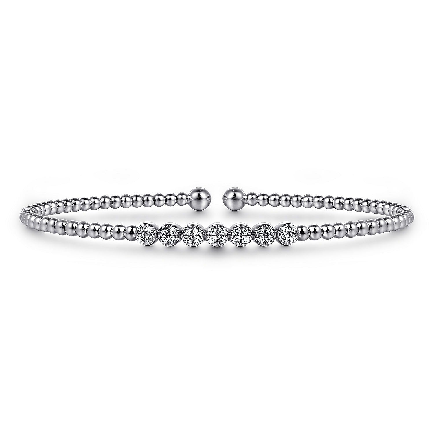 Gabriel & Co. White Gold Bujukan Bracelet - Diamond Bracelets