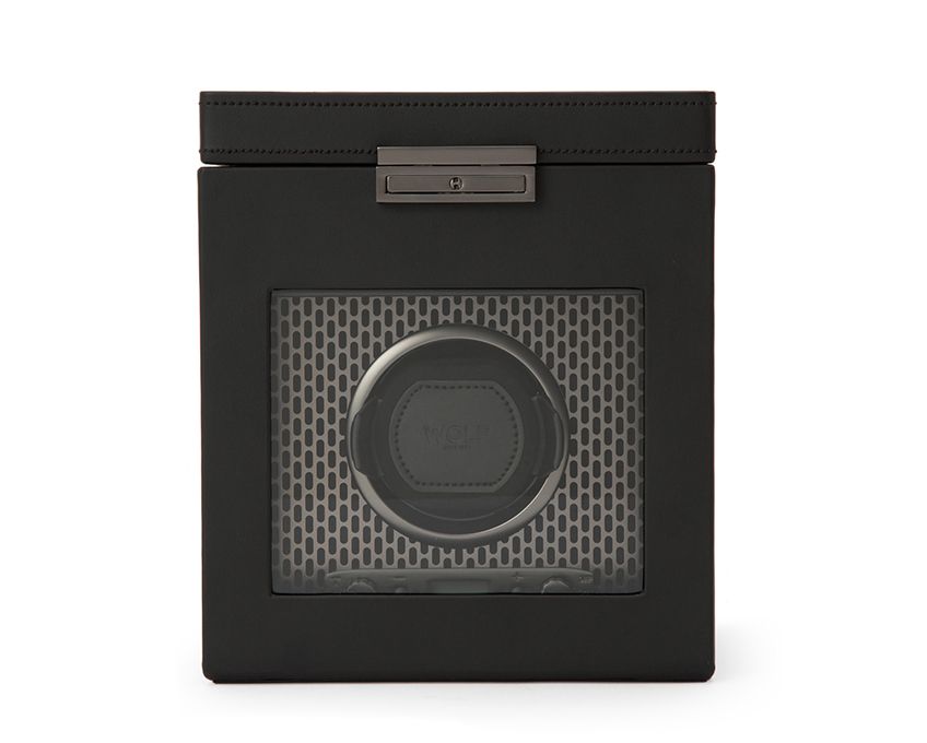 Wolf Axis Single Watch Winder With Storage