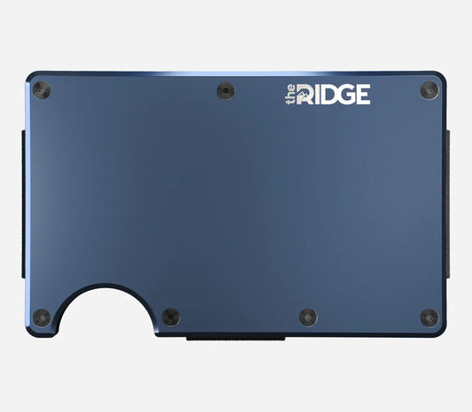 Ridge Wallet - Navy - Money Clip - William Henry Money Clip