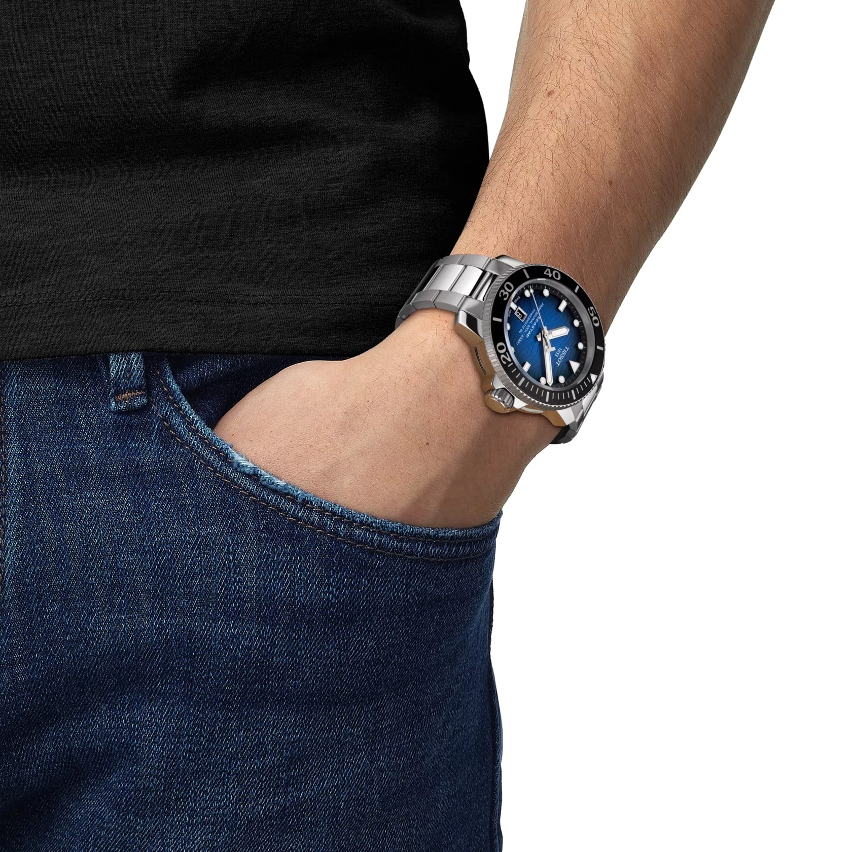 Tissot Seastar 2000 Automatic 46mm Watch - Watches - Mens
