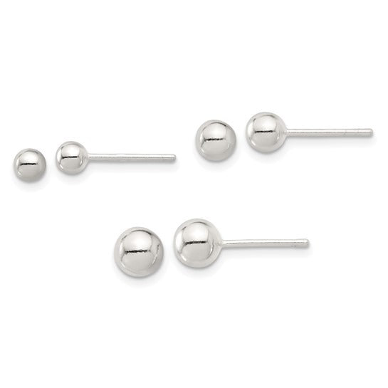 Sterling Silver Earring Set - Silver Earrings