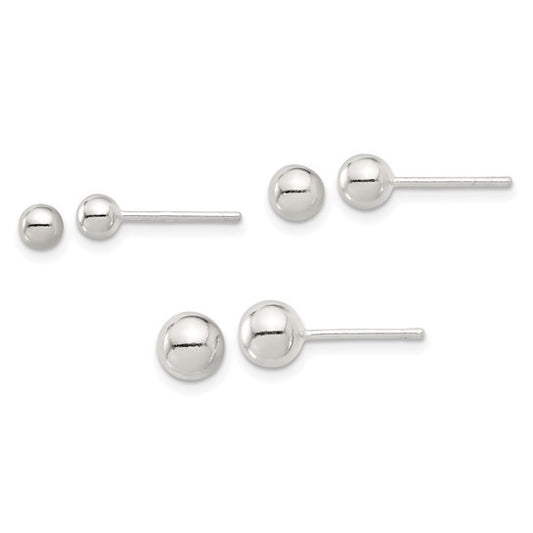 Sterling Silver Earring Set - Silver Earrings