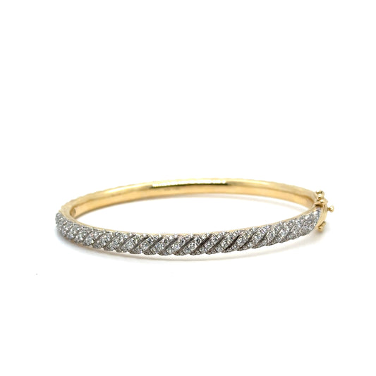 Diamond Bangle Bracelet - Diamond Bracelets