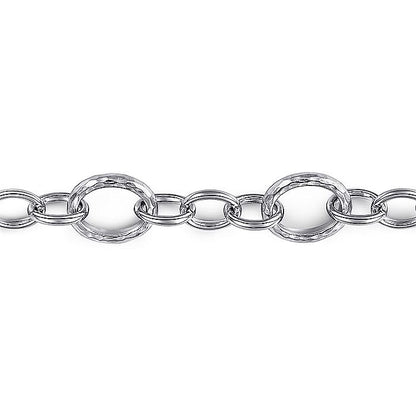 Gabriel & Co. Sterling Silver Chain And Toggle Bracelet - Silver Bracelets