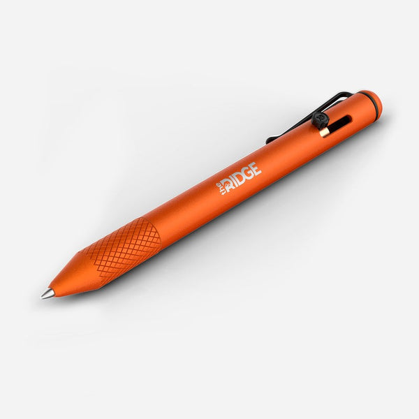 Ridge Bolt Action Pen - Basecamp Orange