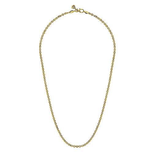 Gents Gabriel & Co. Gold Link Chain - Gents Necklace