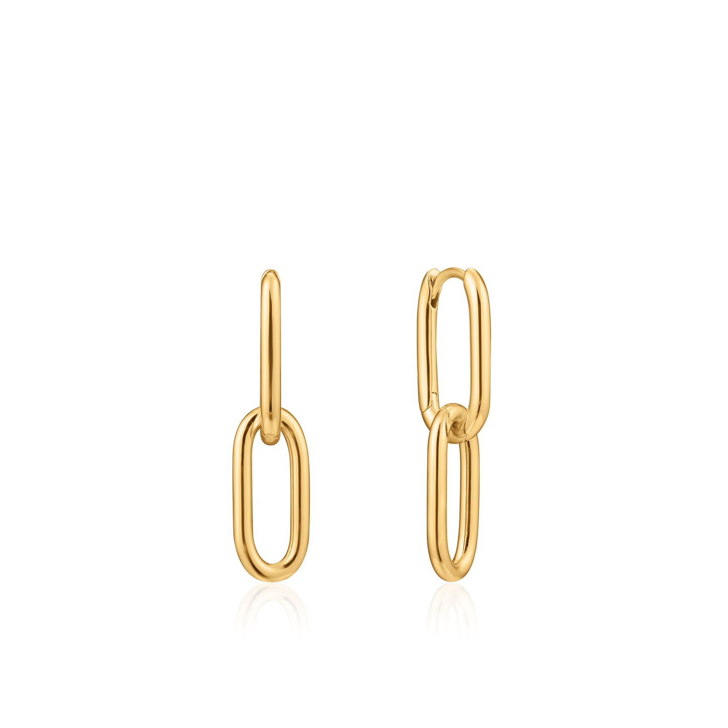 Ania Haie Cable Link Earrings - Silver Earrings