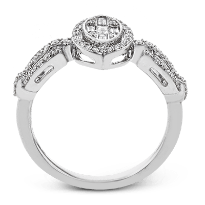 Simon G. White Gold Marquise Shaped Diamond Fashion Ring