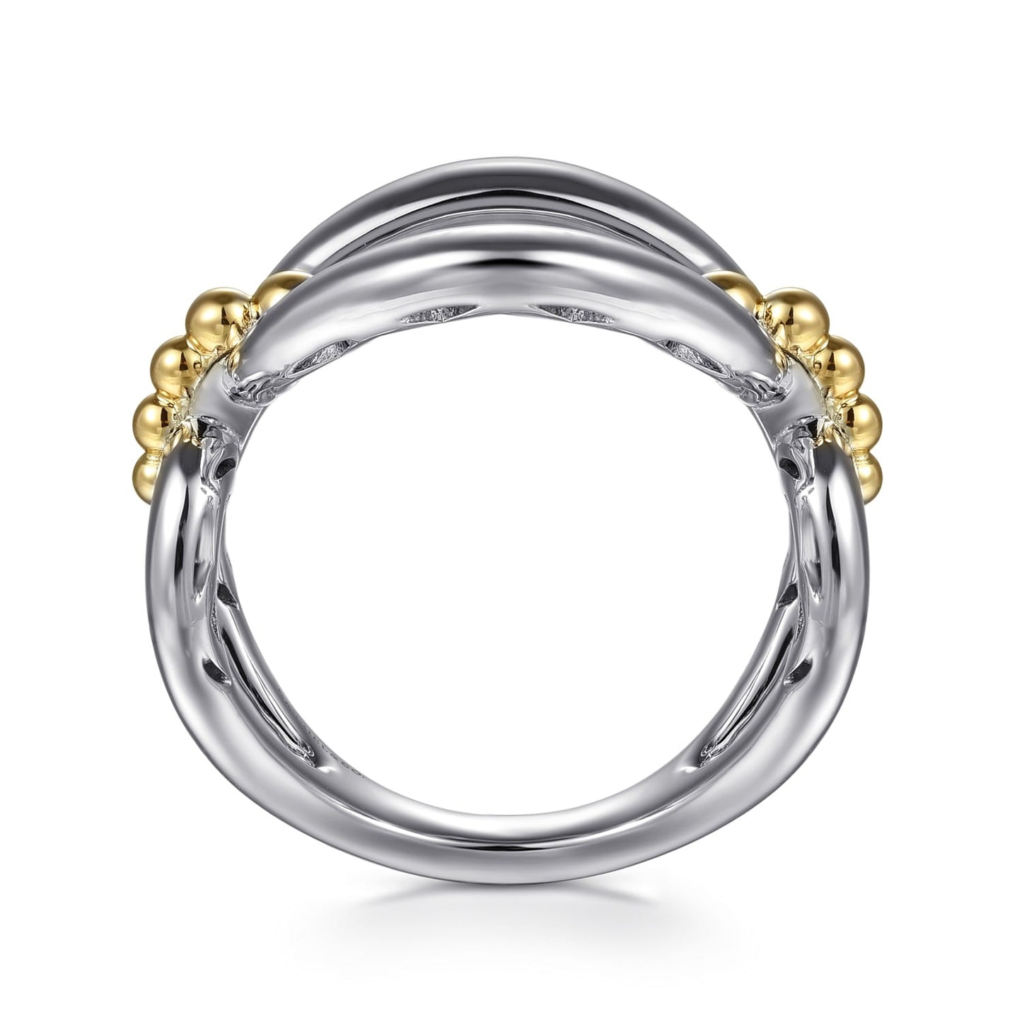 Gabriel & Co. Gold and Silver Ring - Colored Stone Rings - Women's