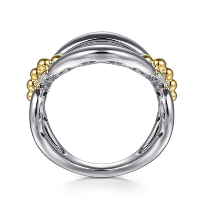 Gabriel & Co. Gold and Silver Ring - Colored Stone Rings - Women's
