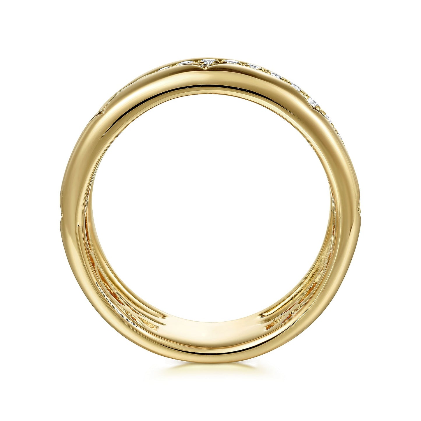 Gabriel & Co. Yellow Gold Stackable Ring
