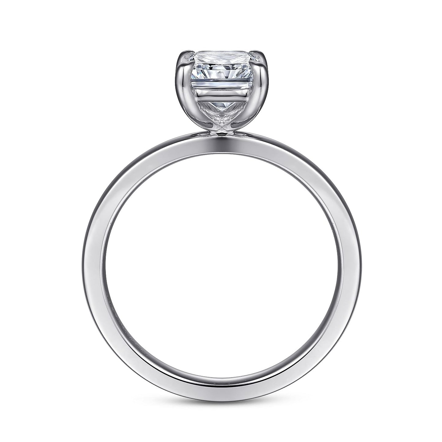 Gabriel & Co. Radiant Cut Semi-Mount Engagement Ring
