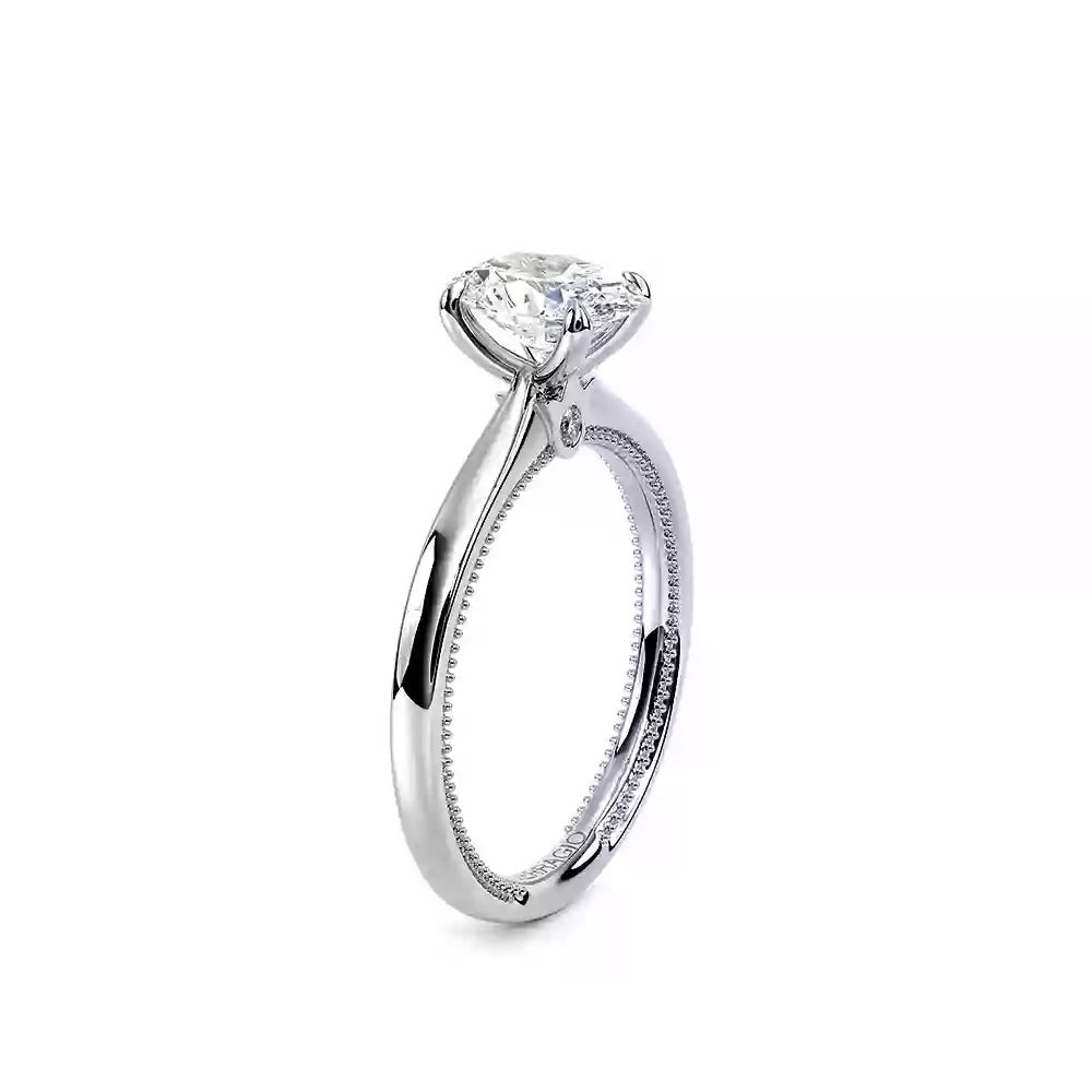Verragio White Gold Renaissance Oval Semi-Mount Polished Engagement Ring