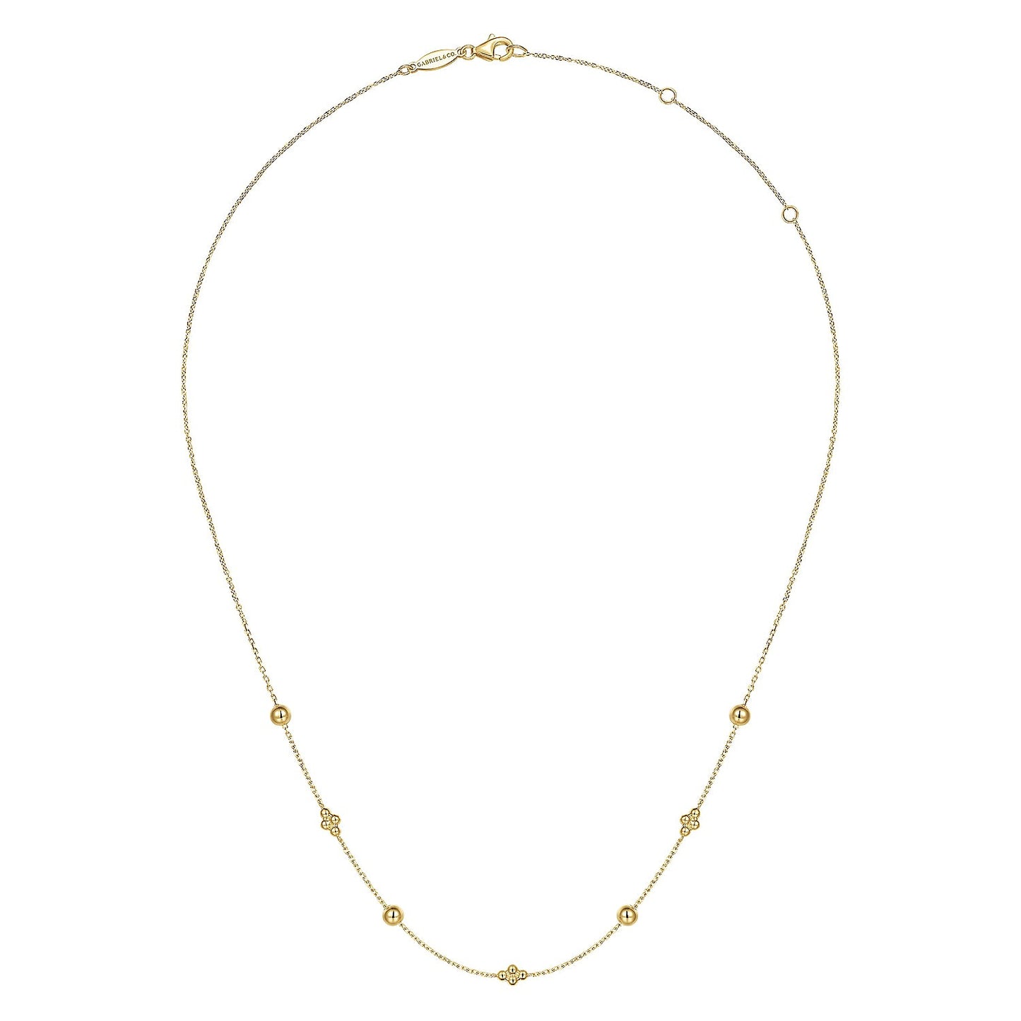 Gabriel & Co. Yellow Gold Necklace