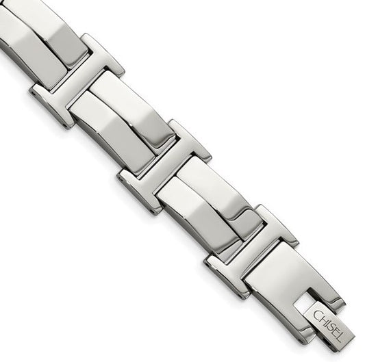 Stainless Steel Polished Bracelet - Gents Bracelet