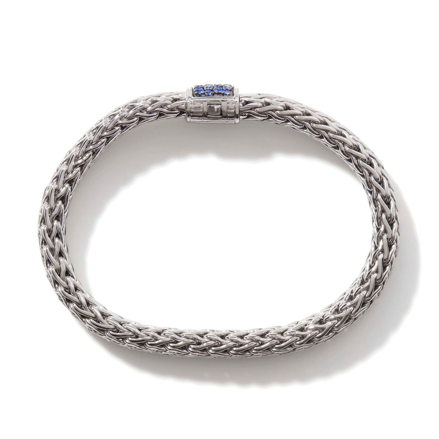 John Hardy Sterling Silver Icon Bracelet With Sapphires