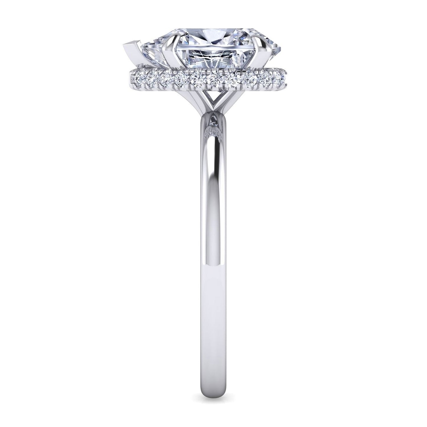 Gabriel & Co. Semi Mount Engagement Ring