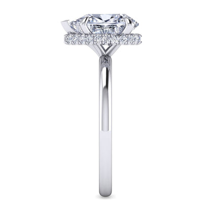 Gabriel & Co. Semi Mount Engagement Ring