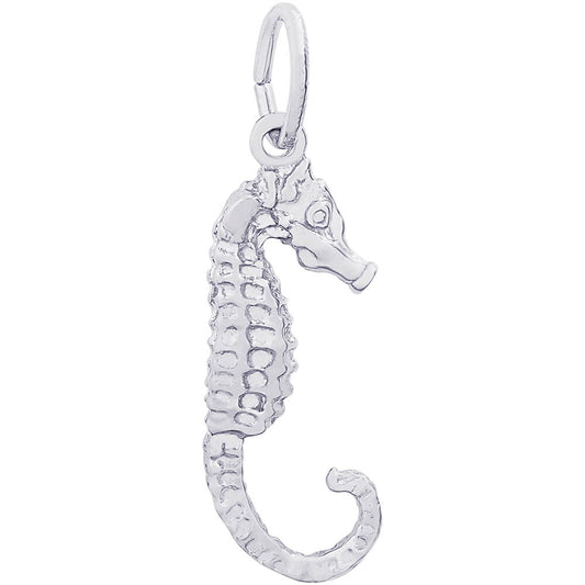 Rembrandt Seahorse Charm - Silver Charms