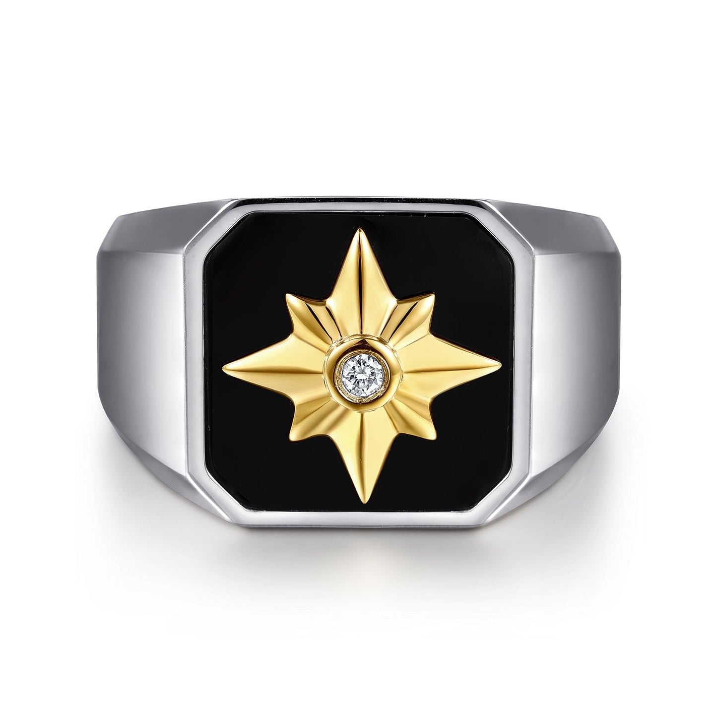 Gents Gabriel & Co. Ring - Gents Silver Ring