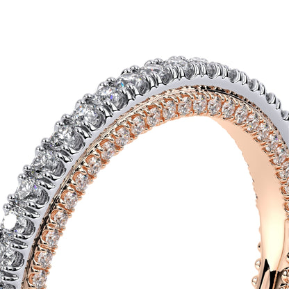 Verragio Couture Collection White And Rose Gold Wedding Band