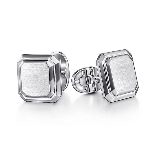 Gabriel & Co Sterling Silver Square Cufflinks