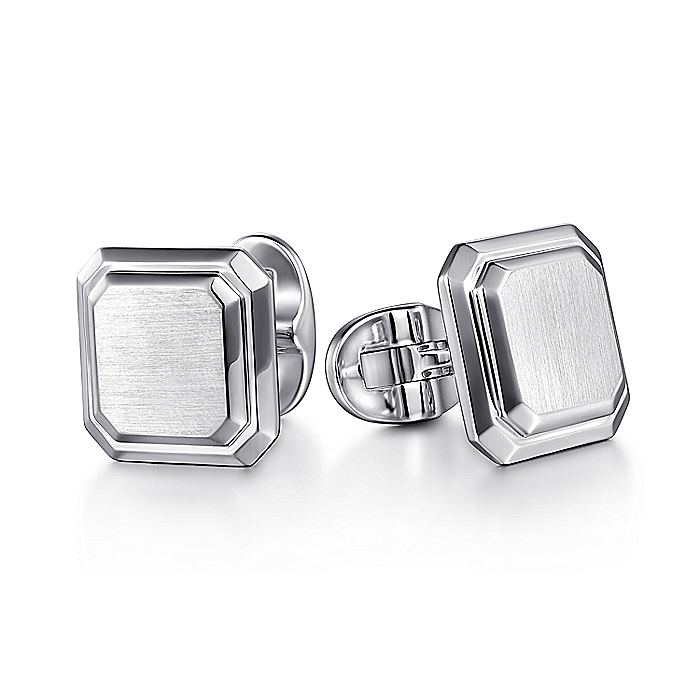 Gabriel & Co Sterling Silver Square Cufflinks