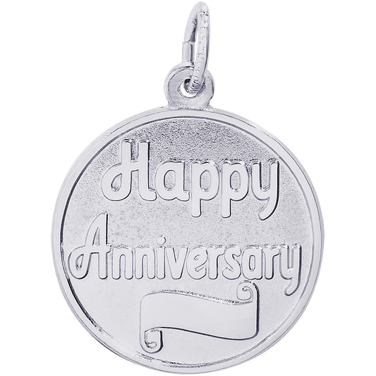 Rembrandt Anniversary Charm - Silver Charms