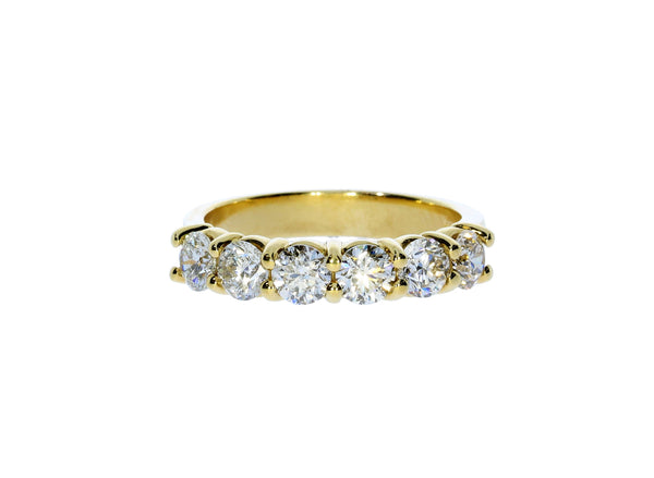 Ladies Yellow Gold Diamond Fashion Ring