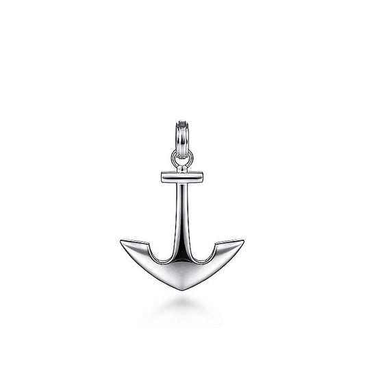 Gents Gabriel & Co. Sterling Silver Anchor Pendant